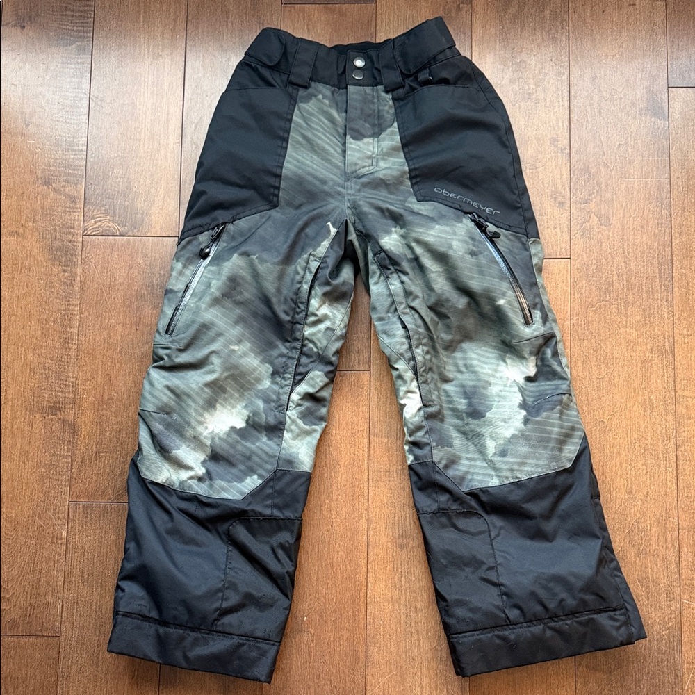 Obermeyer Kids' Black and Gray Snow Pants